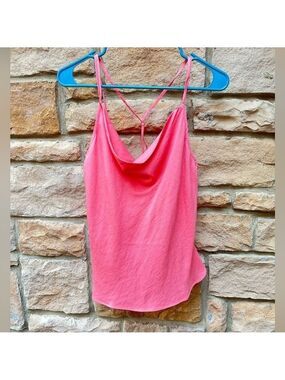 NWT Timing - Cowl Neck, Spaghetti Tank Top Coral color Size Medium So cute